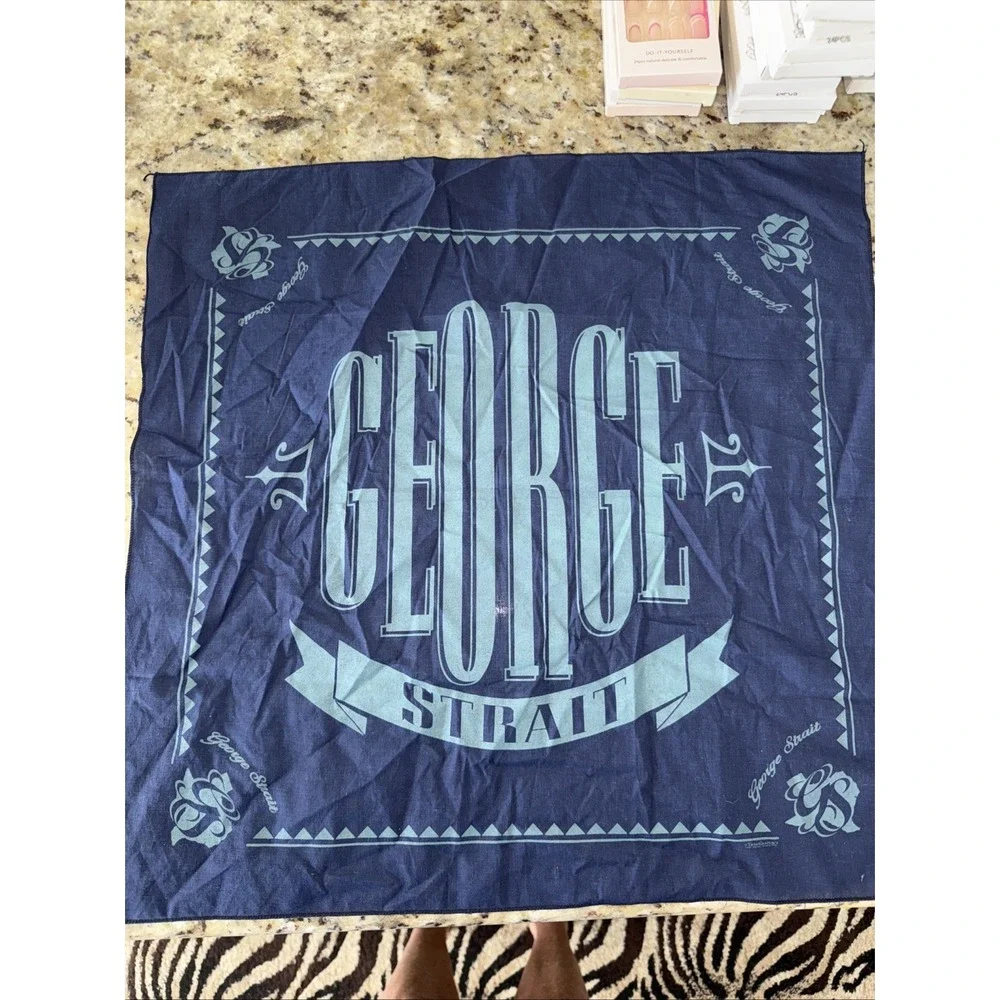 George Strait Bandana Kerchief Scarf Country Music Memorabilia 21